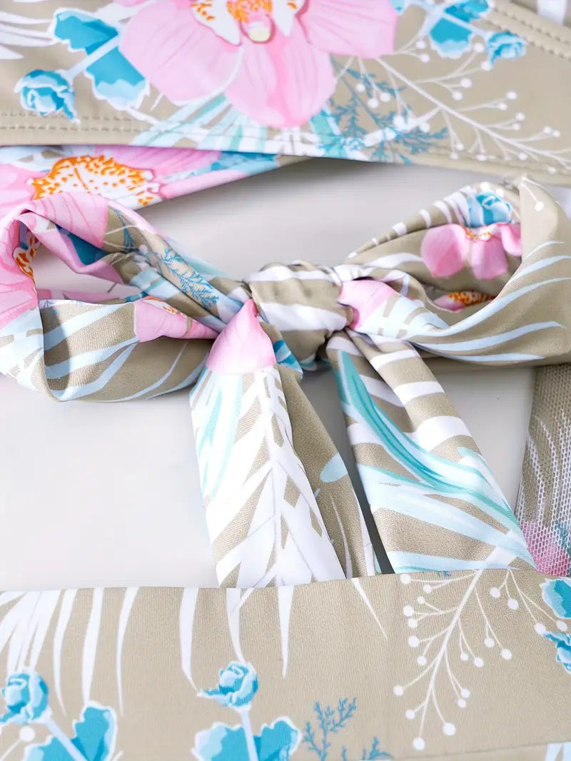 Set mujer Playa Playa Cristal (kimono + bikini) – Clásico, cómodo y con alma tropical