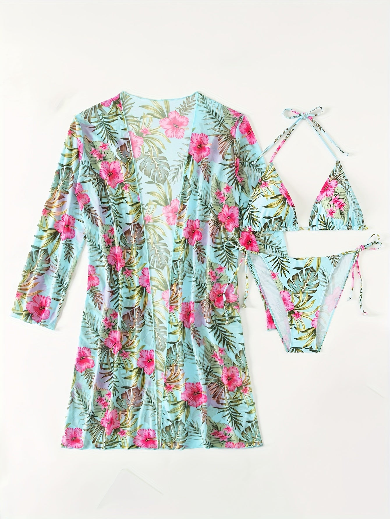 Set mujer Playa Tolú (kimono y Bikini) – Frescura que enamora