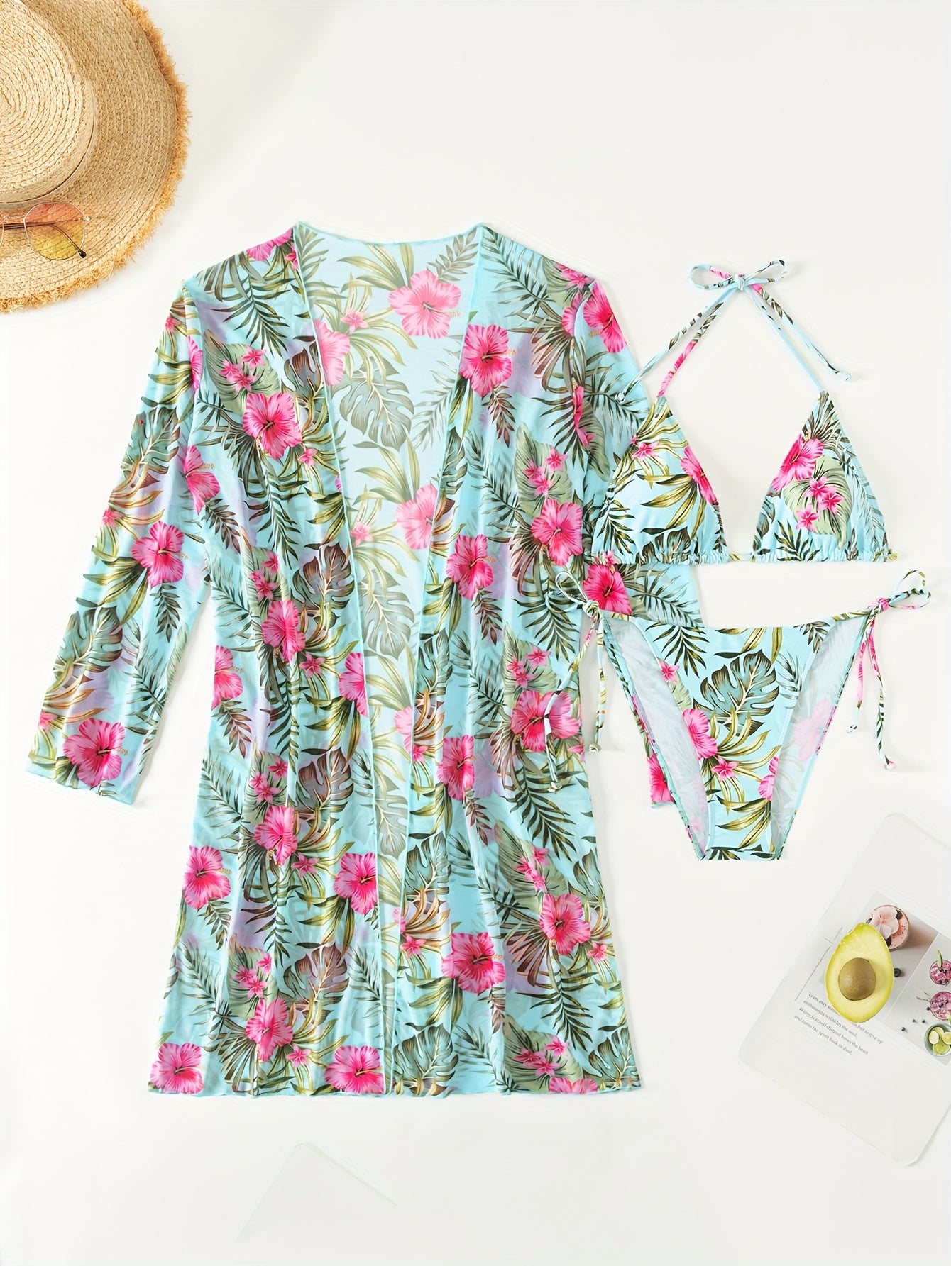 Set mujer Playa  Tolú (kimono y Bikini) – Frescura que enamora