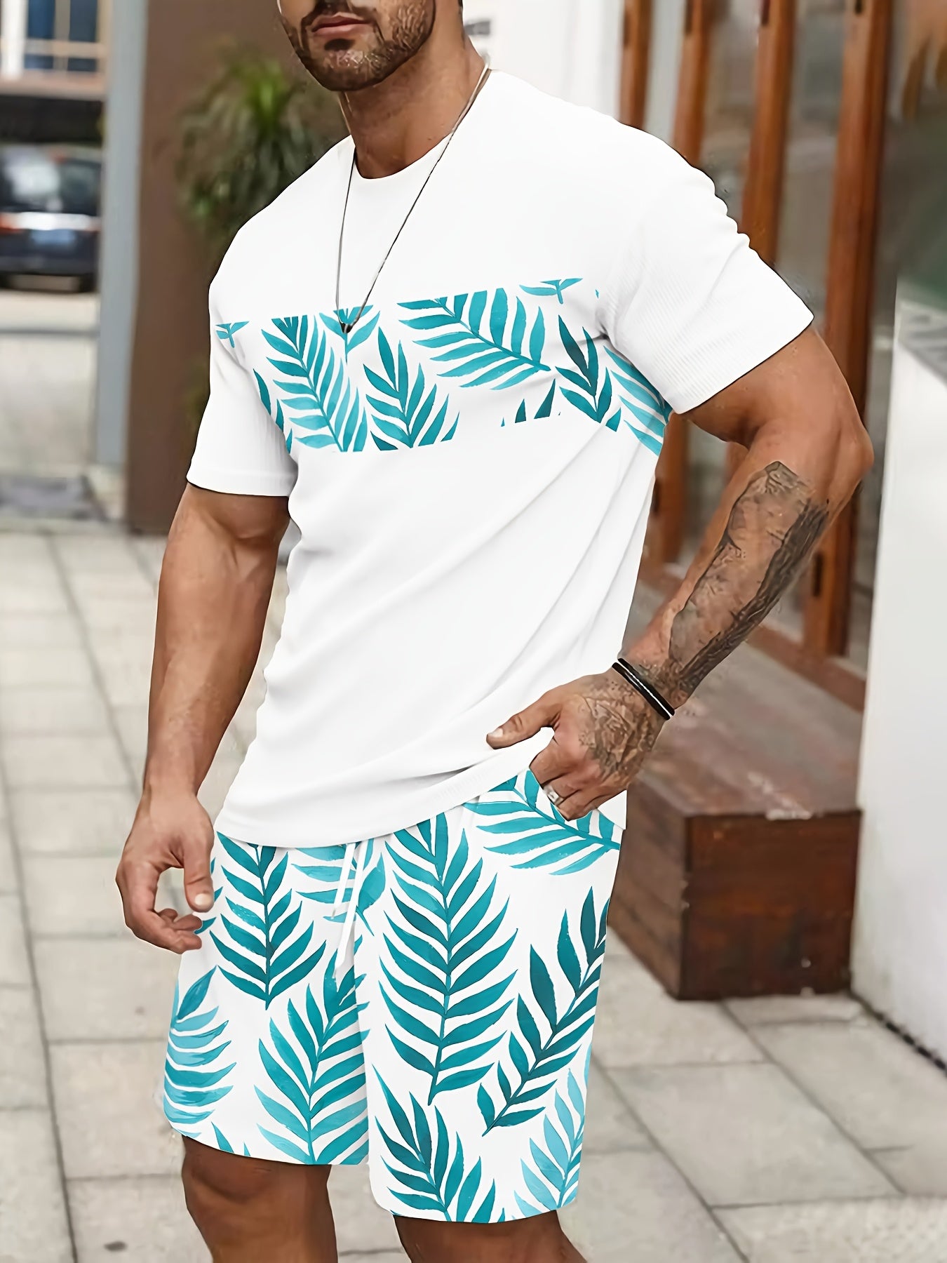 Conjunto playa Bahia Solano – Pantaloneta y camiseta Edición Playa